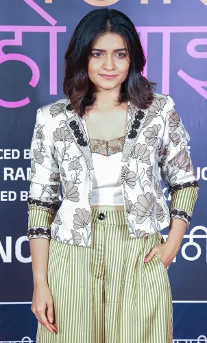Mumbai: Cast Attends Screening of Zee5 Original Marathi Series 'Aga Aai Aaho Aai'