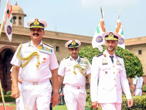 New Delhi: Commander of UAE Navy Honored with Guard of Honour