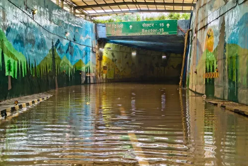 Waterlogging in Gurugram