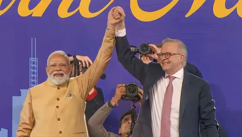 मोदी और अल्बानीज़ एक साथ — मेलबर्न में ऐतिहासिक भारतीय समुदाय कार्यक्रम