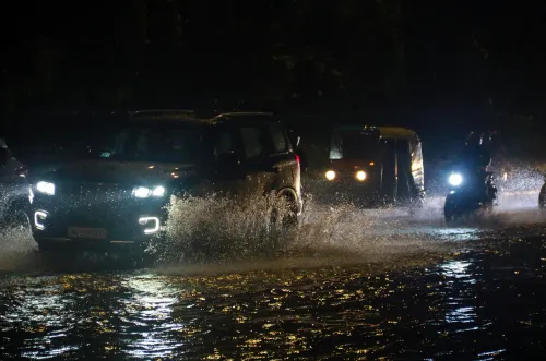 New Delhi: Waterlogging after heavy rain