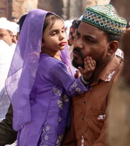 New Delhi: Eid al-Fitr Observances at Firoz Shah Kotla Mosque