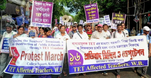 Kolkata: TET-Affected Teachers Hold Protest March