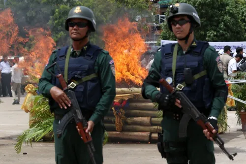 Cambodia Intercepts 14.7 Tonnes of Illegal Drugs in 2024