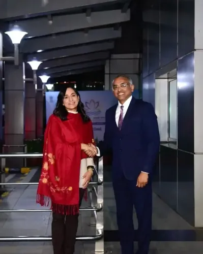 Canadian FM Anita Anand arrives in India for talks with EAM Jaishankar