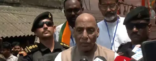 Rajnath Singh Confident of BJP's Majority in Upcoming West Bengal Elections