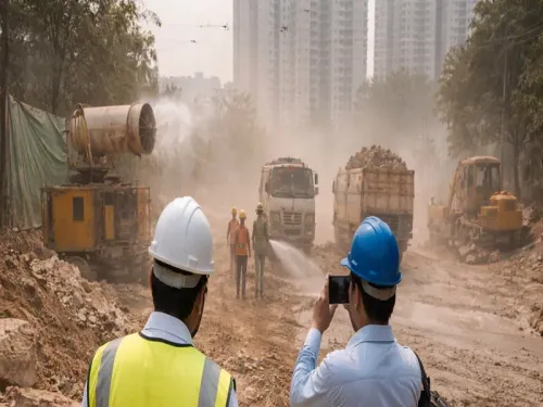 CAQM Task Force Uncovers 140 Dust Management Infractions in Meerut and Faridabad