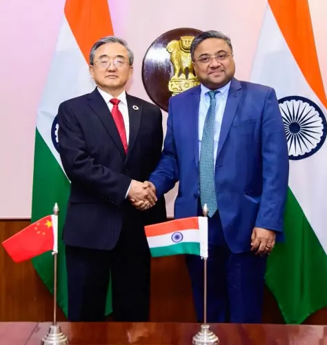 Sibi George Meets Liu Zhenmin in New Delhi
