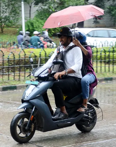 Bengaluru: Rain Lashes the City