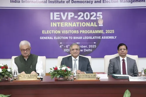 Did CEC Gyanesh Kumar Flag Off 14 Foreign Delegates for Bihar Voting on Nov 6?