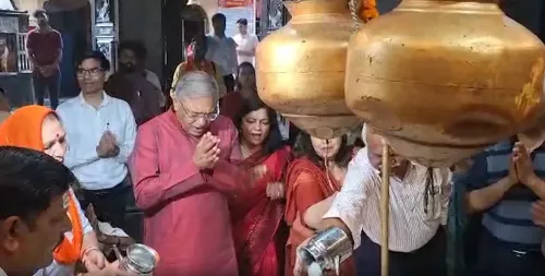 CEC Gyanesh Kumar visits Agra temple, urges voters to enrol and participate