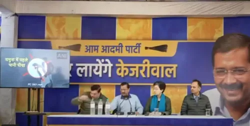 Kejriwal Accuses CEC Rajiv Kumar of Bias Amid Yamuna Controversy