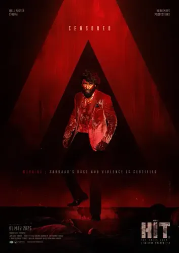 Censor Board Approves Nani’s ‘Hit: The Third Case’ for Release with 'A' Rating