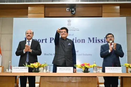 What New Initiatives Did the Centre Introduce in the Export Promotion Mission for MSMEs?