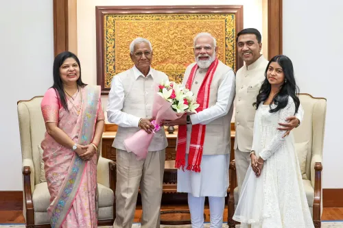 सेवा तीर्थ में PM मोदी से मिले गोवा CM प्रमोद सावंत