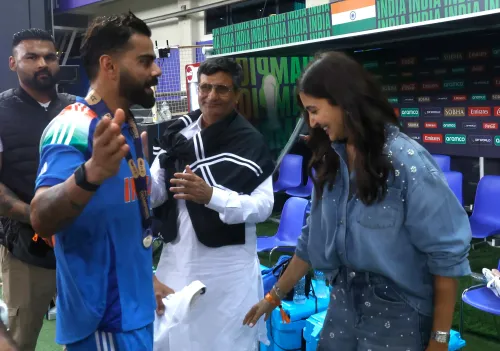 Champions Trophy: Virat and Anushka Embrace After India's Victory in Dubai