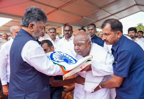 Chennamma cremated with state honours in Hassan; CM Shivakumar leads tributes