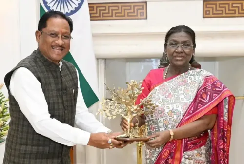 क्या छत्तीसगढ़ के मुख्यमंत्री विष्णु देव साय ने राष्ट्रपति द्रौपदी मुर्मू से मुलाकात की?
