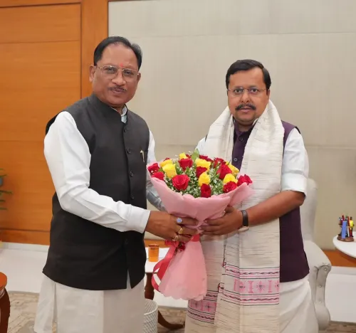 छत्तीसगढ़ के मुख्यमंत्री ने भाजपा अध्यक्ष नितिन नवीन से महत्वपूर्ण मुद्दों पर की चर्चा