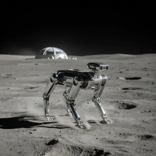 China plans robot dogs to guard lunar research station