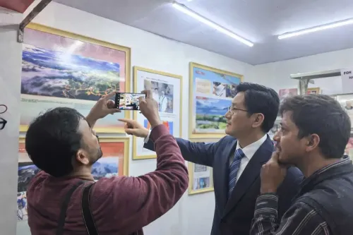 क्या चीनी महावाणिज्य दूत ने 49वें कोलकाता अंतर्राष्ट्रीय पुस्तक मेले के उद्घाटन समारोह में भाग लिया?