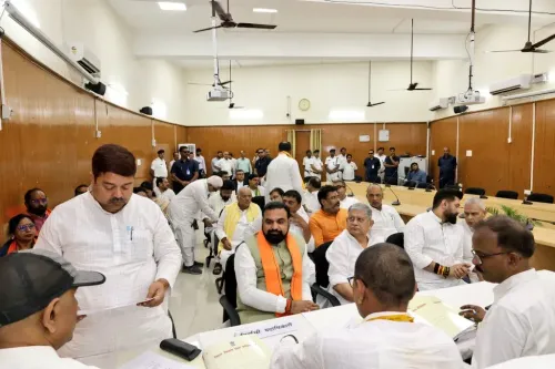 Chirag Paswan attends LJP(RV) nominee's nomination for Bihar Council polls