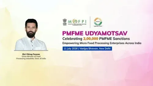 Chirag Paswan Marks 2 Lakh PMFME Sanctions at Udyamotsav
