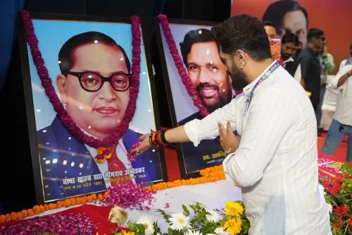 Chirag Paswan pays tribute to Ram Vilas Paswan in Lucknow