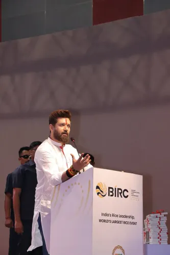 Chirag Paswan Vows to Strengthen India's Rice Export Leadership