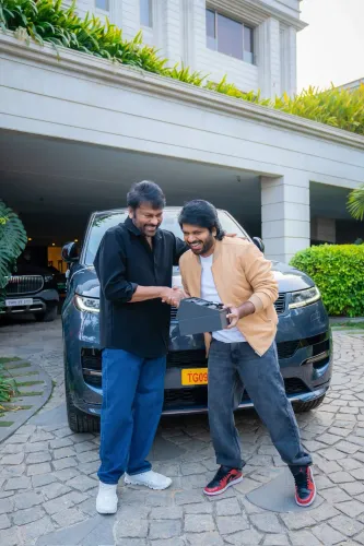 Did Chiranjeevi Just Gift Director Anil Ravipudi a Stunning New Car?