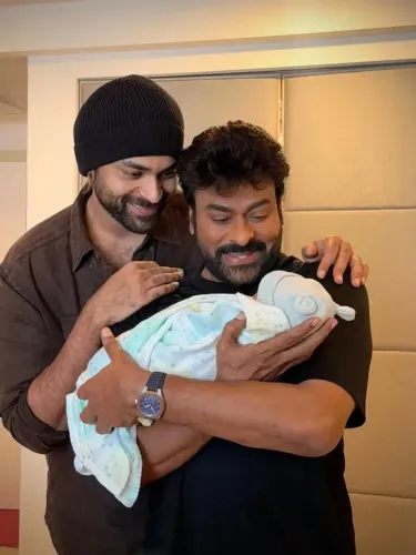Did Chiranjeevi Just Welcome Varun Tej-Lavanya Tripathi's Baby Boy to the Konidela Family?