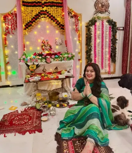 क्या चुनौतियों पर विजय पाने की शक्ति बप्पा दे सकते हैं? गणेश चतुर्थी पर निधि झा ने की प्रार्थना