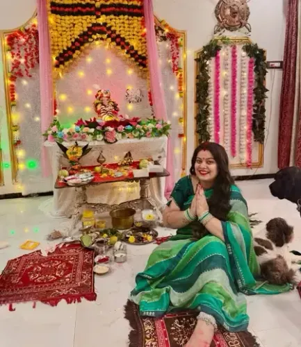 'चुनौतियों पर विजय पाने की शक्ति दें बप्पा', गणेश चतुर्थी पर निधि झा ने की प्रार्थना