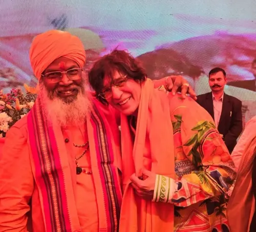 Did Chunky Panday Meet Sakshi Maharaj in Nashik?