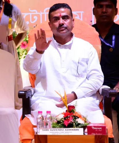 Suvendu Adhikari vows jobs for 2021 post-poll violence victims' kin at Falta rally