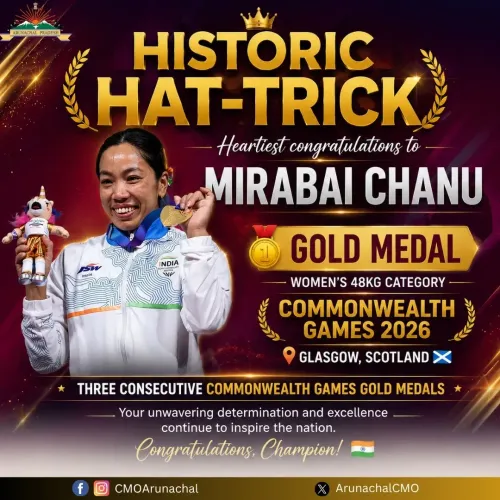 CM Arunachal Hails Mirabai Chanu's CWG 2026 Hat-Trick Gold