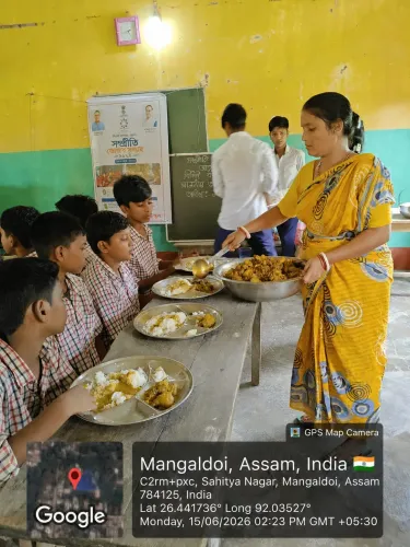 CM Assam Launches SampritiBhojan Week to Feed School Kids