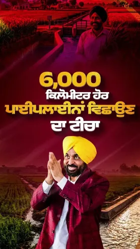 CM Bhagwant Mann: 14,000 km irrigation pipelines laid in Punjab