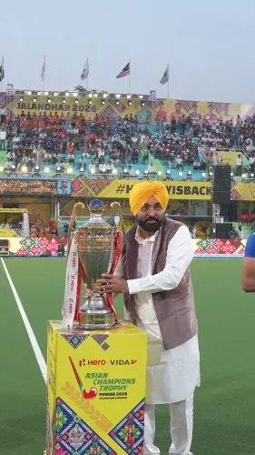 CM Bhagwant Mann Cheers Asian Champions Trophy Opener in Jalandhar