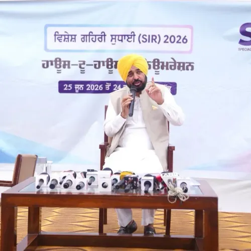 CM Bhagwant Mann Files SIR Form in Sangrur, Urges Voters to Enrol