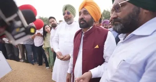 CM Bhagwant Mann Goes LIVE from Rajpura Grain Market
