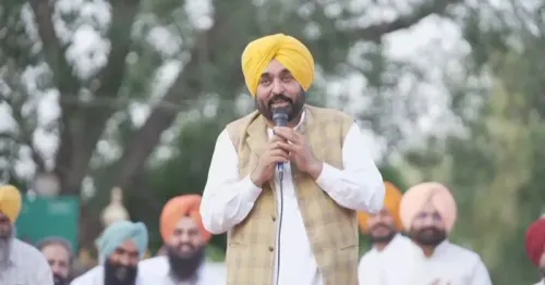CM Bhagwant Mann Goes Live from Shamaspur Village in Amloh