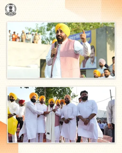 CM Bhagwant Mann holds Lok Milni in Maur, grants ₹50L to Mandi Kalan