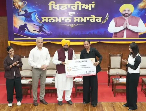 CM Bhagwant Mann Honours 1,070 Athletes With ₹32 Cr Prize