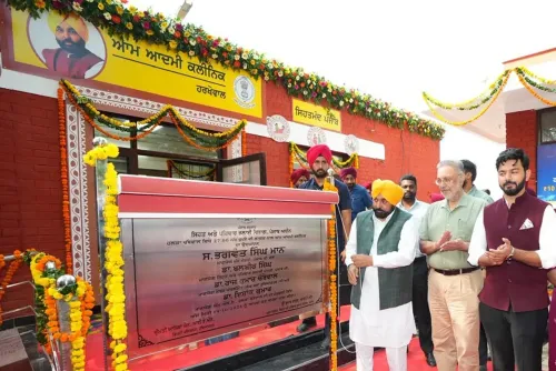 CM Bhagwant Mann inaugurates Aam Aadmi Clinic in Harkhowal village