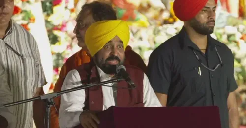 CM Bhagwant Mann joins Kejriwal at Jalandhar Parshuram Jayanti event