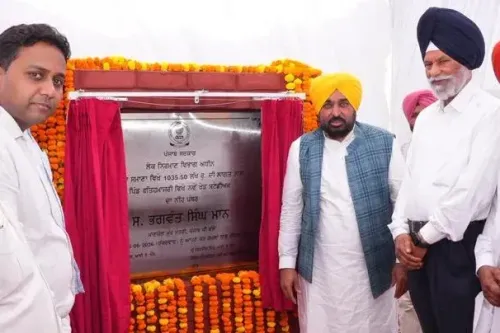 CM Bhagwant Mann Lays Foundation Stone for Sports Complex in Fateh Majri
