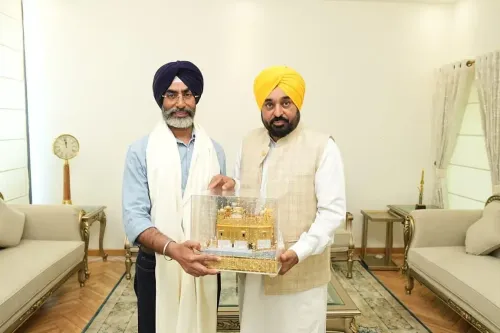 CM Bhagwant Mann Meets Everest-Summiting Canadian Sikh from Faridkot