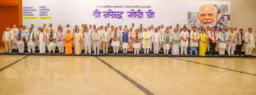 CM Bhajan Lal attends NDA conclave, hails Modi's record PM tenure