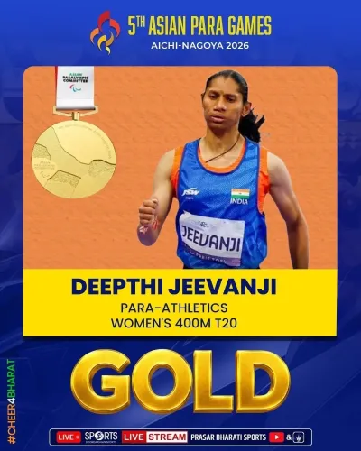 CM Bhajan Lal Congratulates Deepti Jeevanji on Asian Para Games Gold